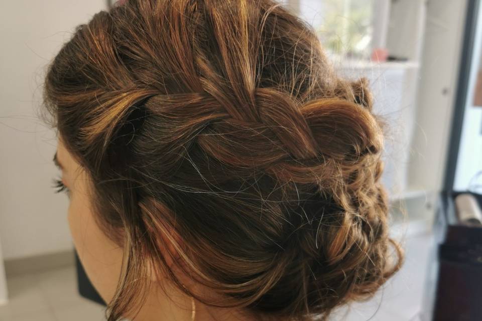 Chignon  évènementiel