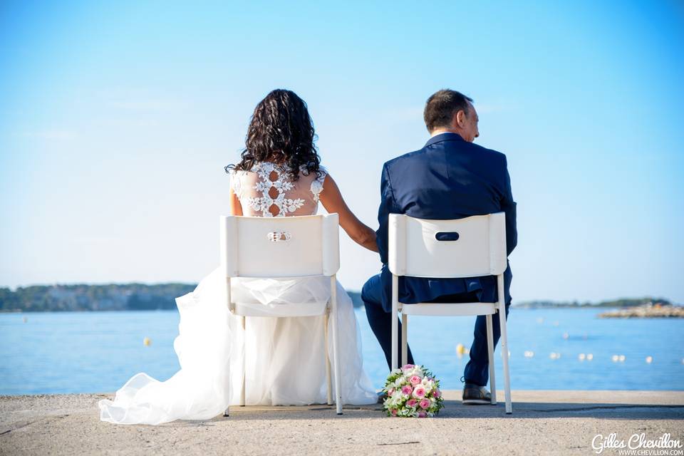Mariage bord de mer