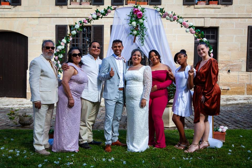 Une famille heureuse