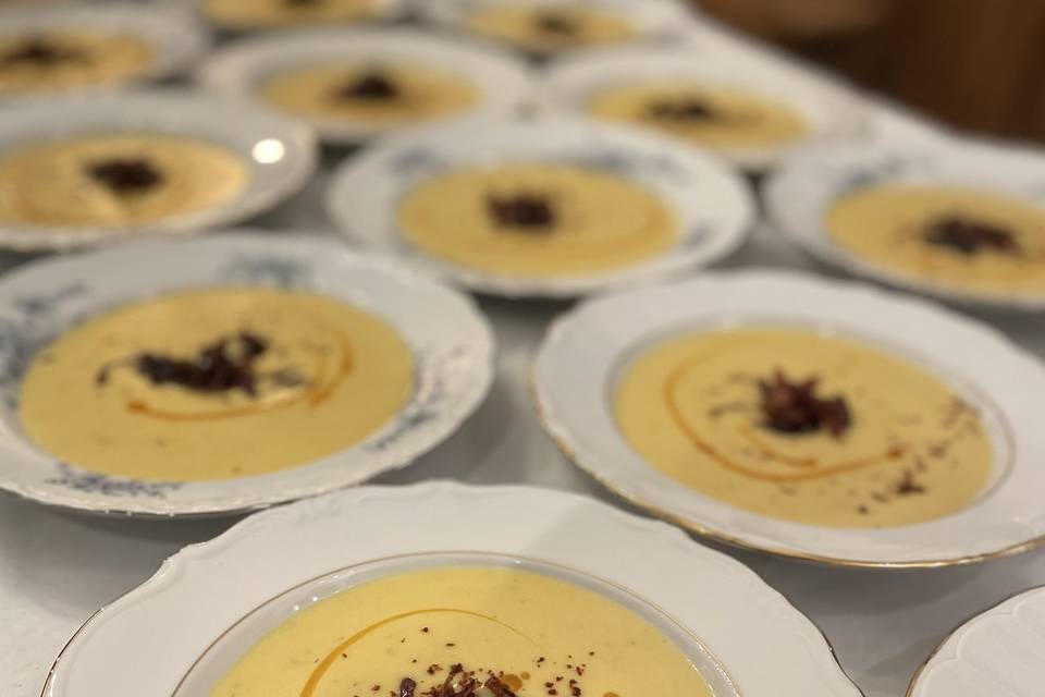 Velouté de daal en entrée