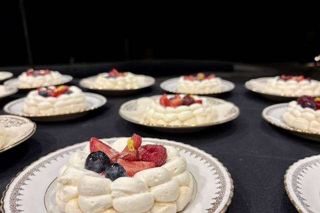Dessert à l’assiette
