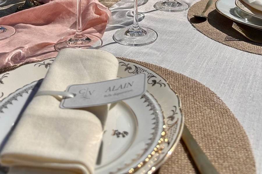 Table de réception
