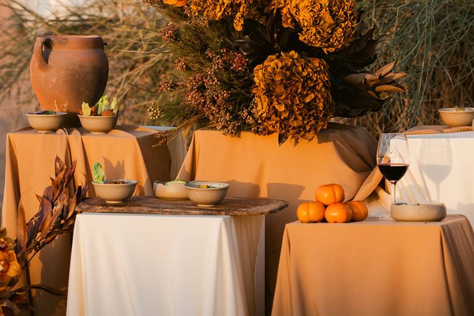 Design de buffet apéritif