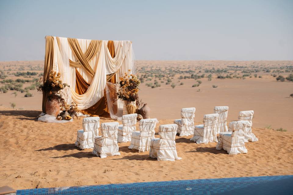 Cérémonie intime à Dubaï
