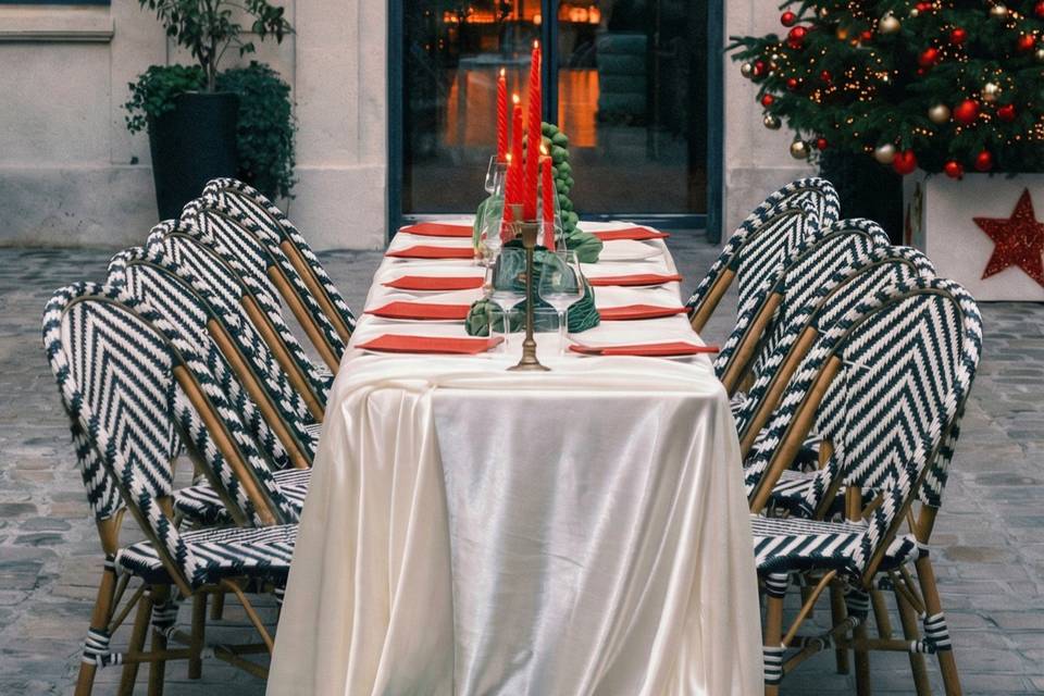 Dîner al fresco à Paris