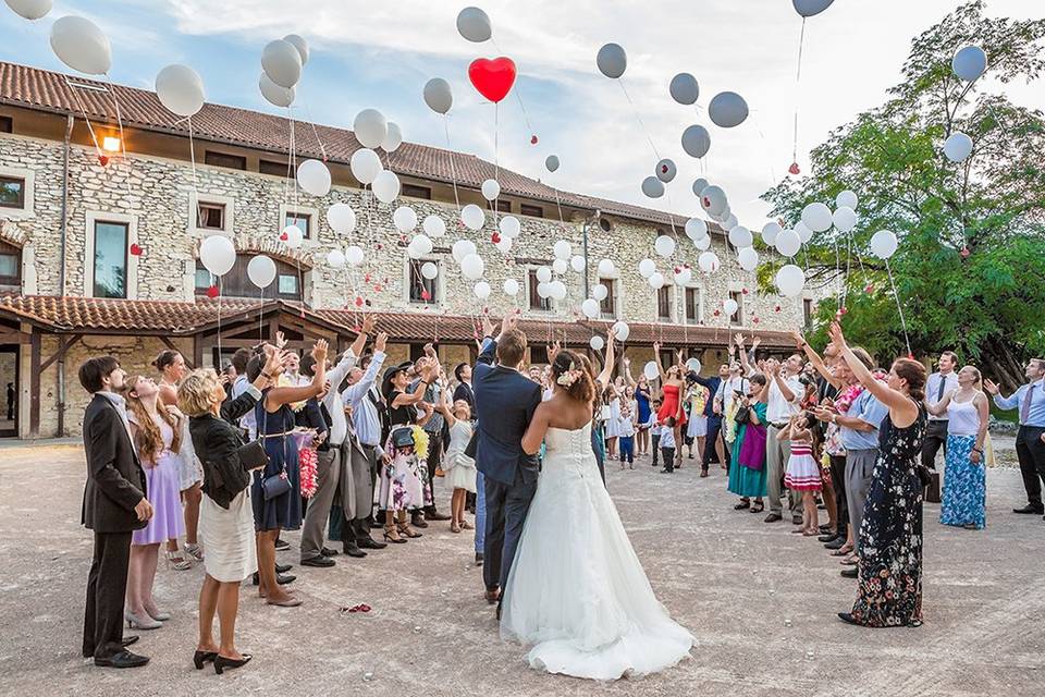 Lâcher de ballons