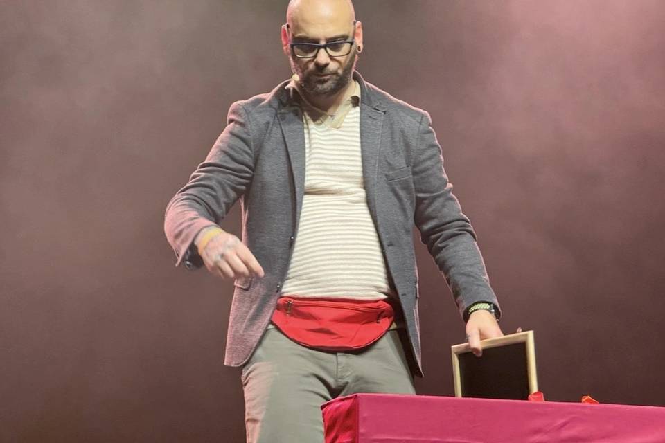 Spectacle scene magie