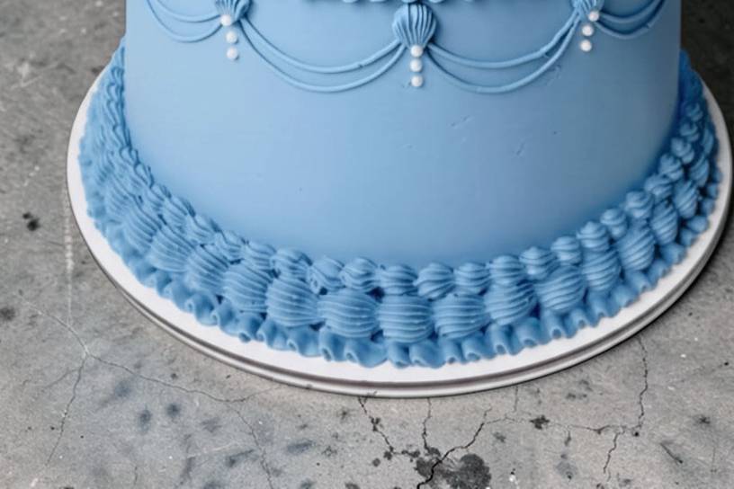 Vintage bleu
