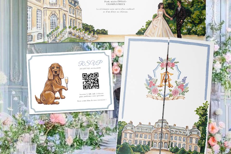 Faire-part mariage E&A