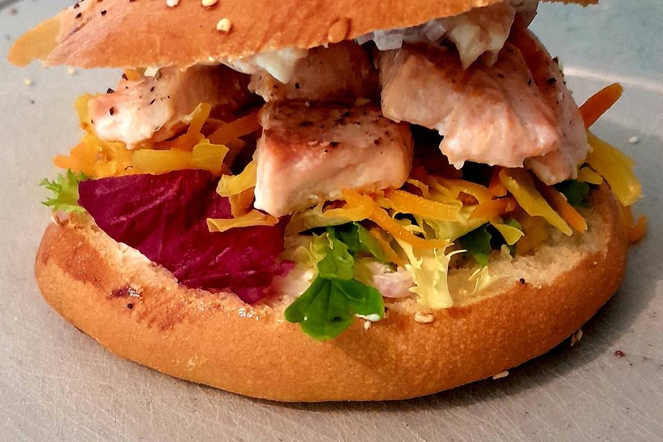 Burger saumon