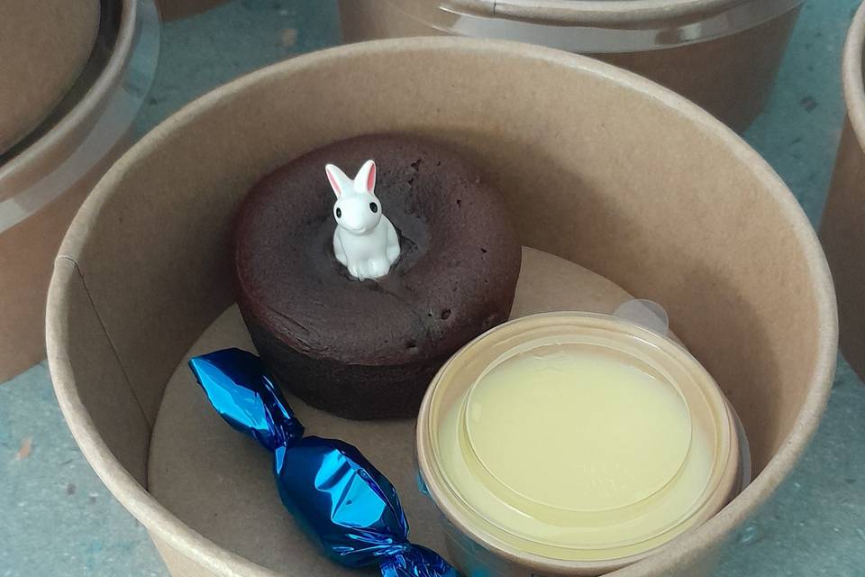 Fondant coulant caramel