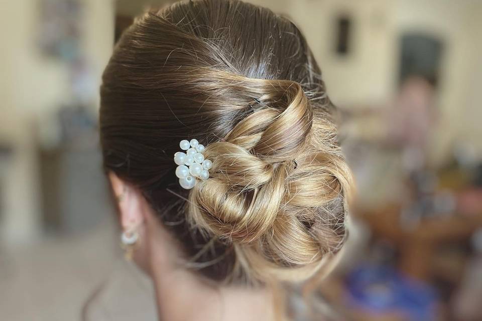 Chignon invitée