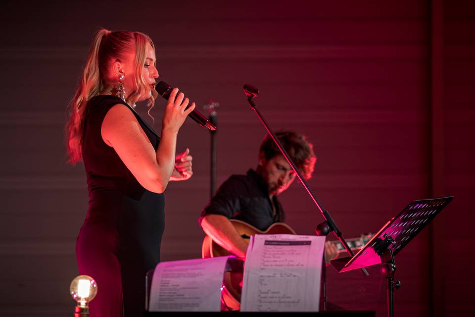 Chanteuse et guitariste