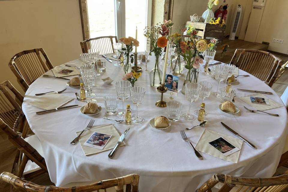 Table invités
