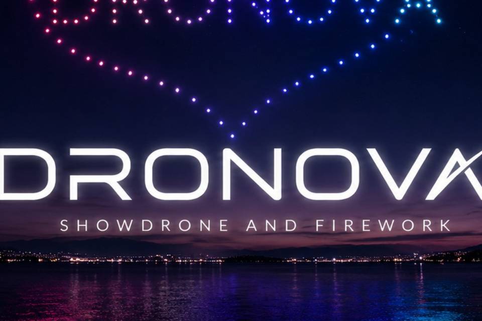 Show drone et feux d'artifice