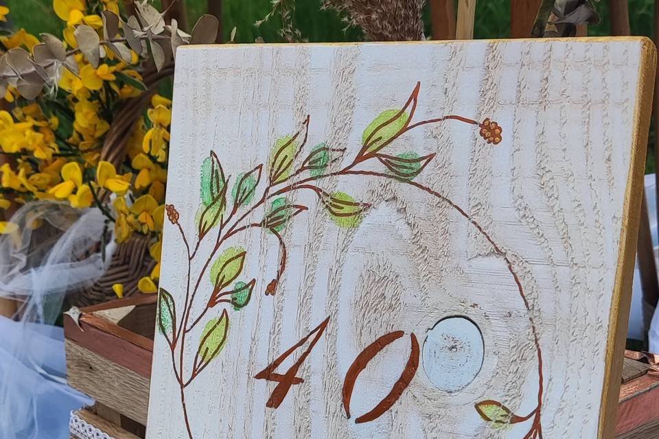 Personnalisation sur bois