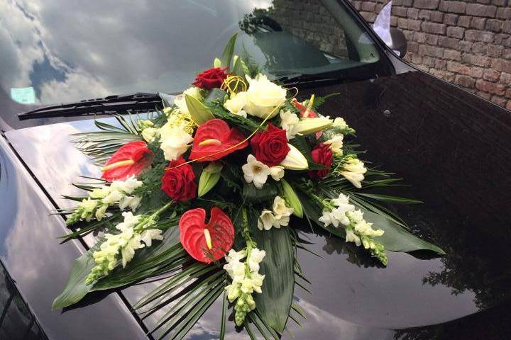 Fleurs pour voiture