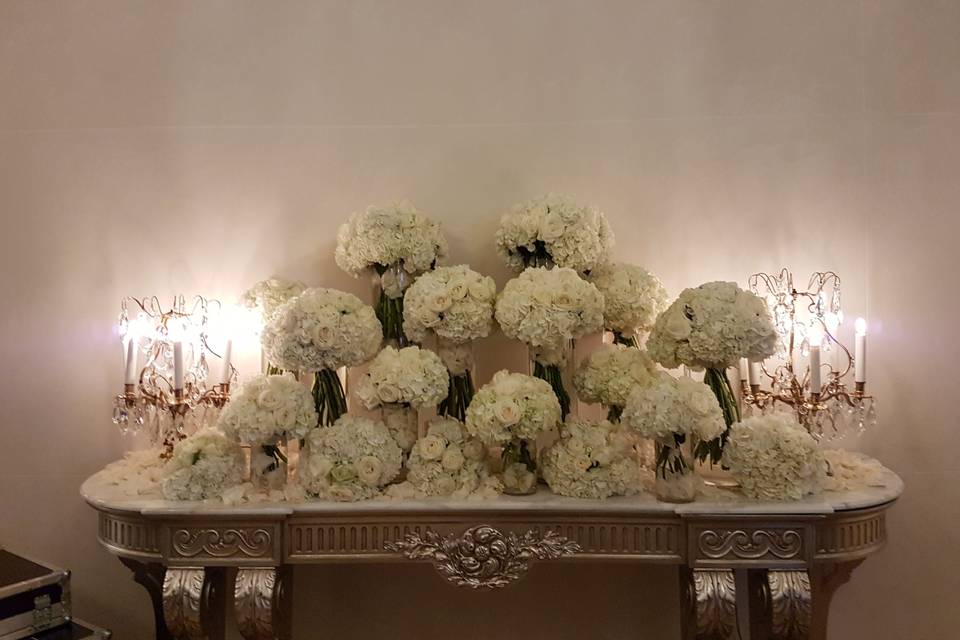 Décors hortensia