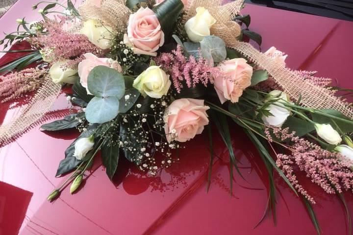 Fleurs pour voiture