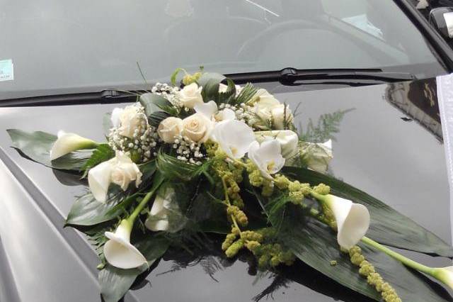 Fleurs pour voiture