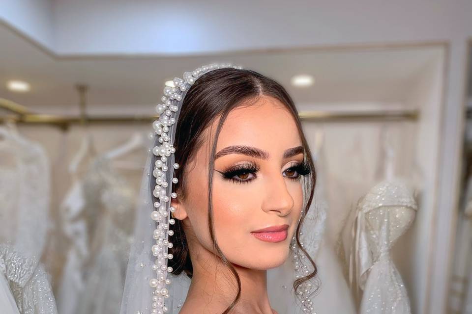 Maquillage mariée sophistiqué