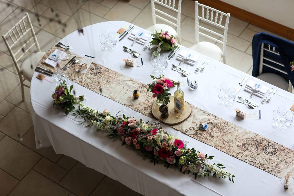 Table des mariés