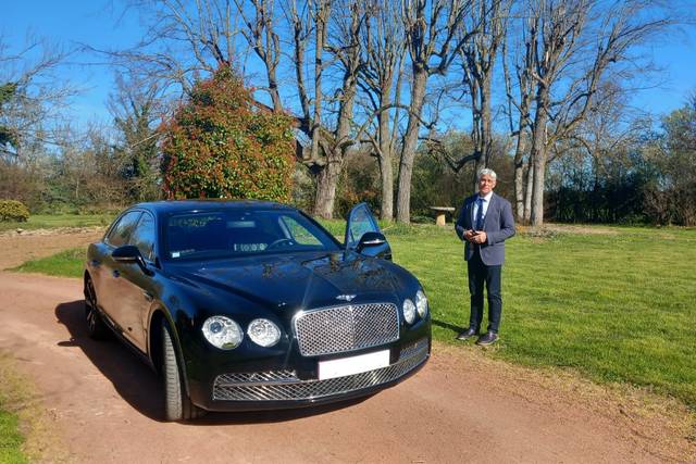 Bentley avec notre chauffeur