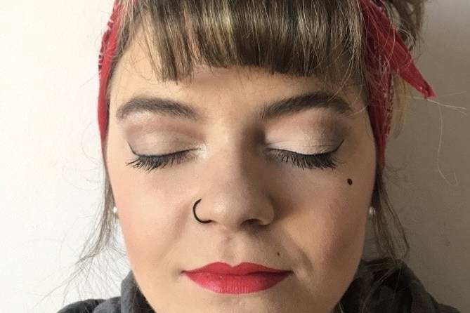 Maquillage thème années 50