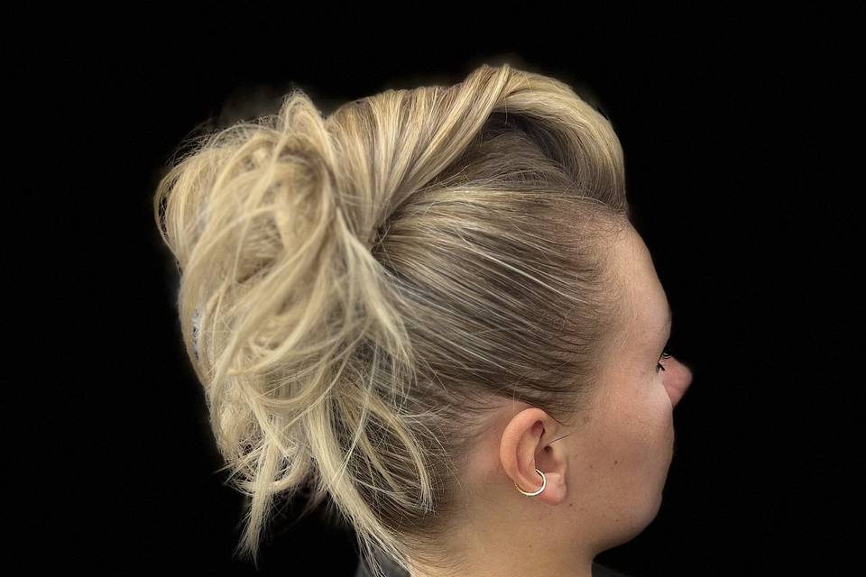 Chignon haut rock