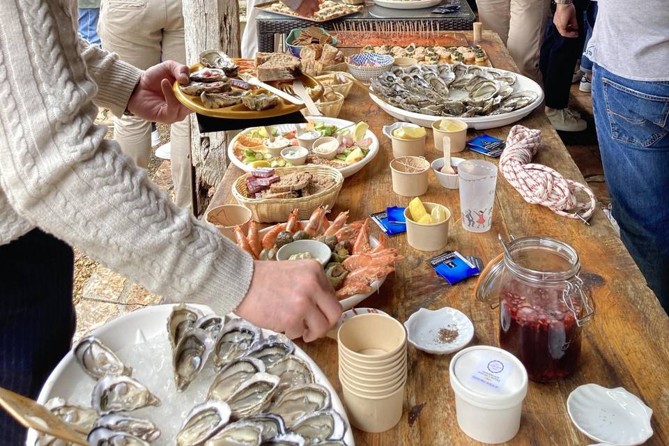 Le buffet iodé en retour de mariage