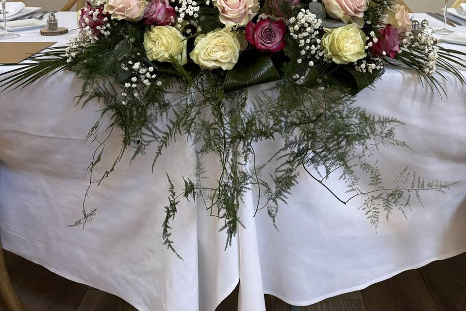 Centre table mariée