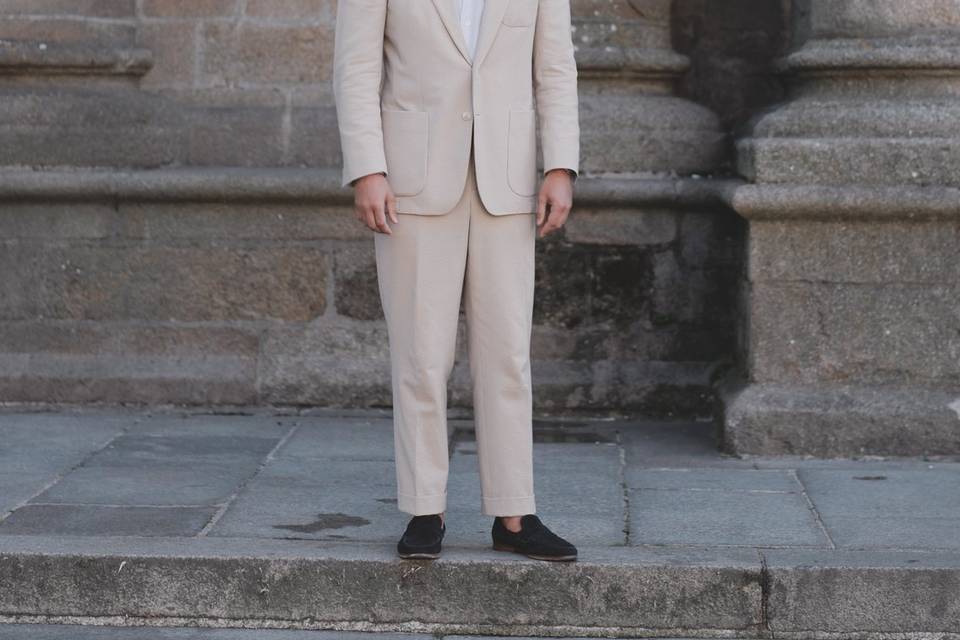 Seersucker beige