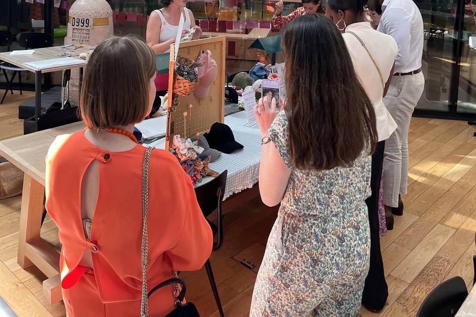 Animation broderie live