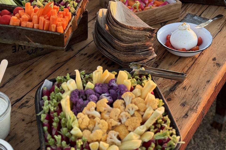 Buffet crudités