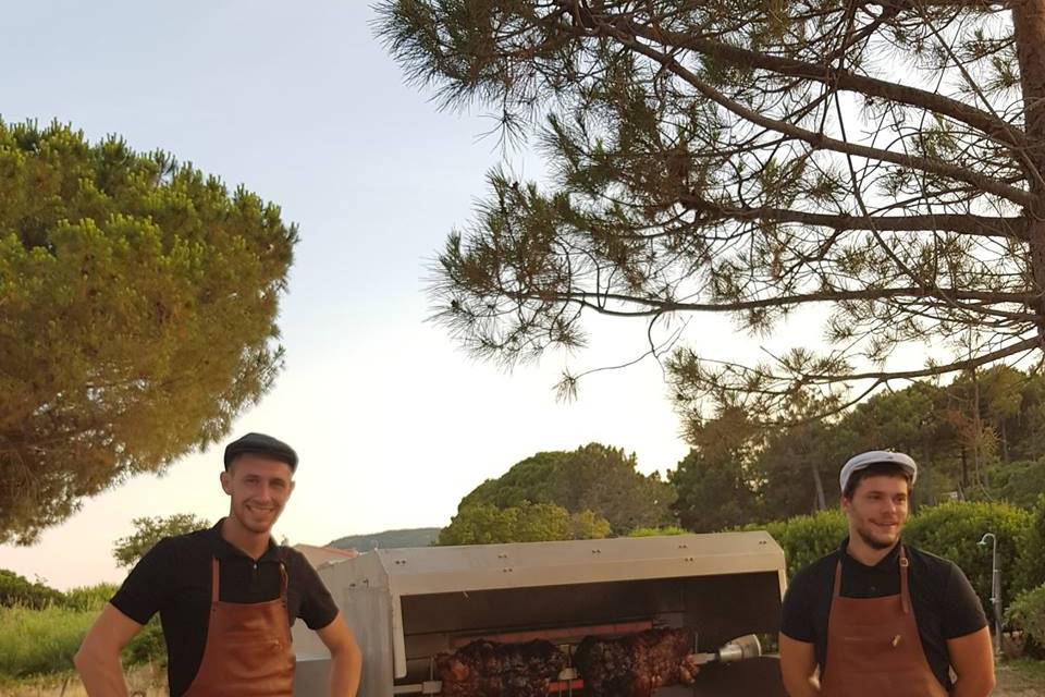 Atelier veau à la broche