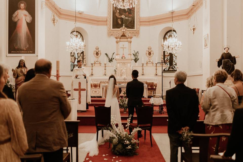 Cérémonie religieuse église