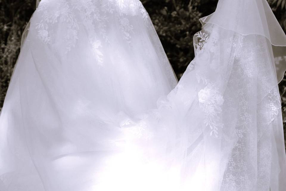 La séance photo de la mariée