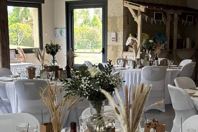 Salle décorée
