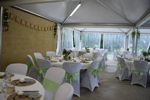 Salle décorée