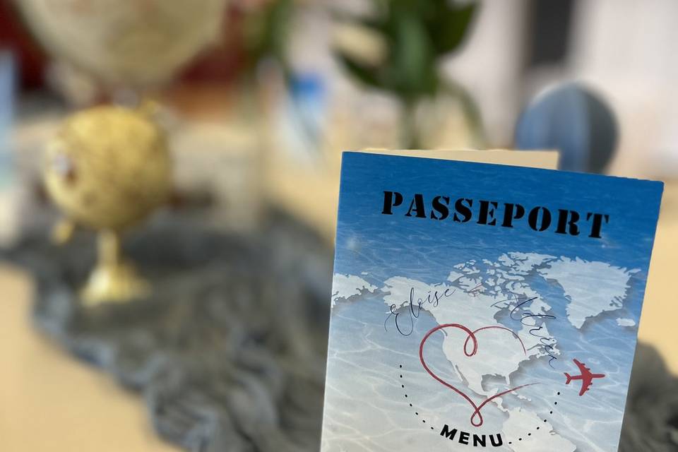 Menu passeport