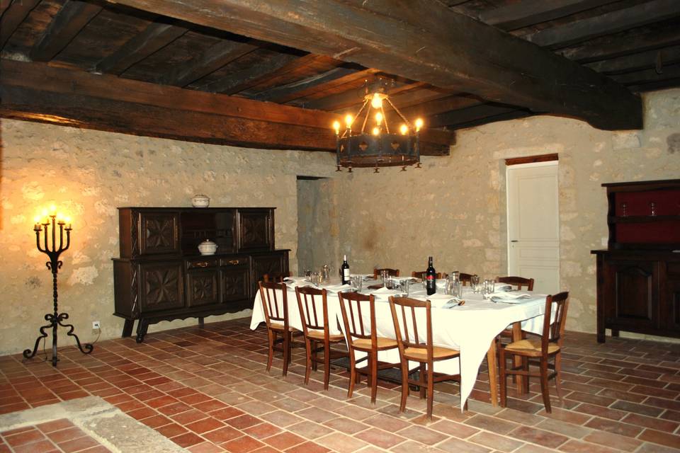 Salle à manger gîte