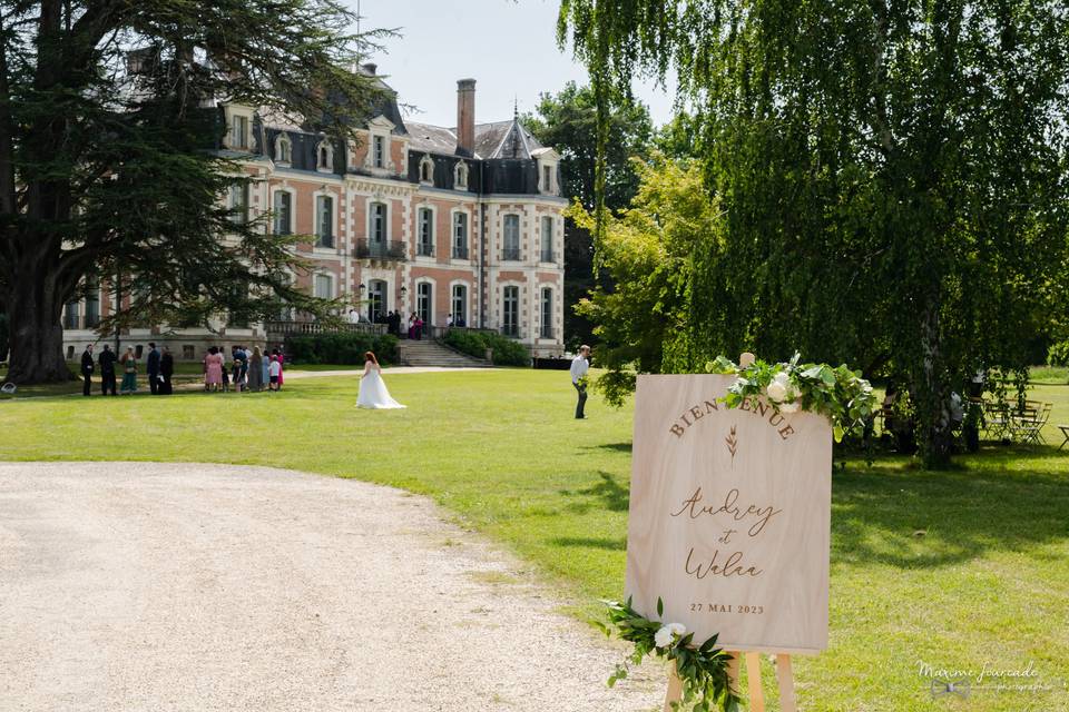 Panneau de bienvenue