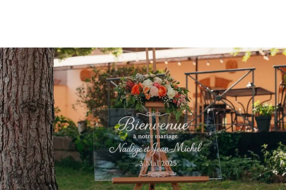 Tableau de bienvenue