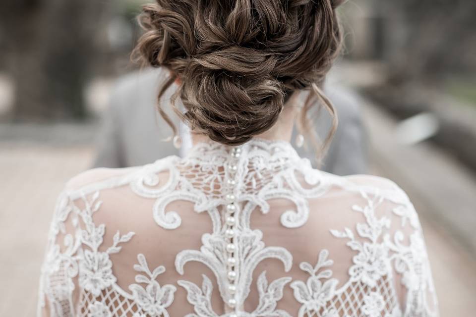 Chignon bas élégant