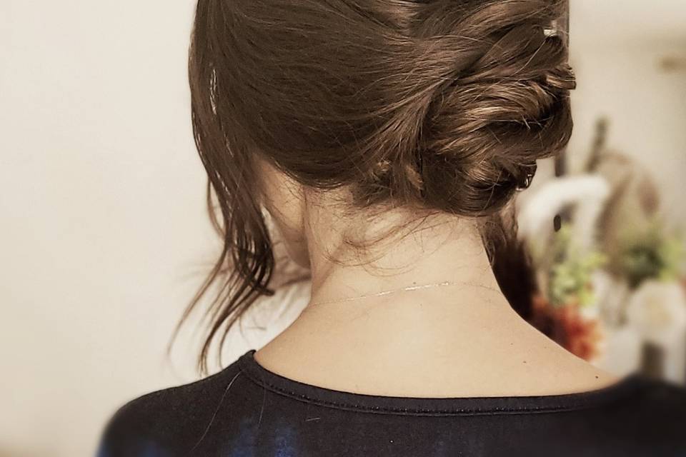 Chignon entremêlé