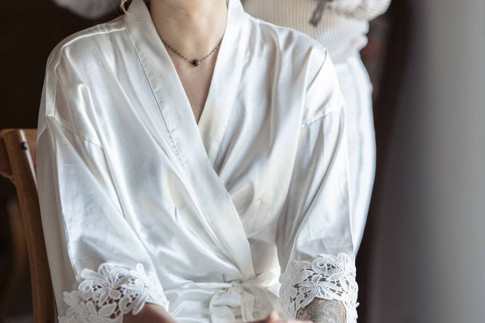 Préparation de la mariée
