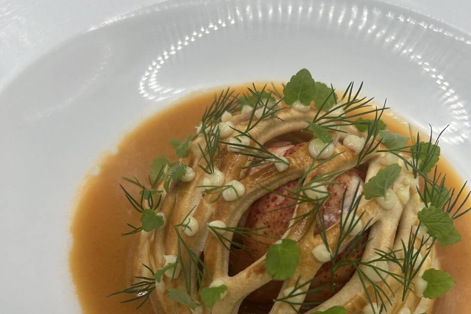 Homard en cage