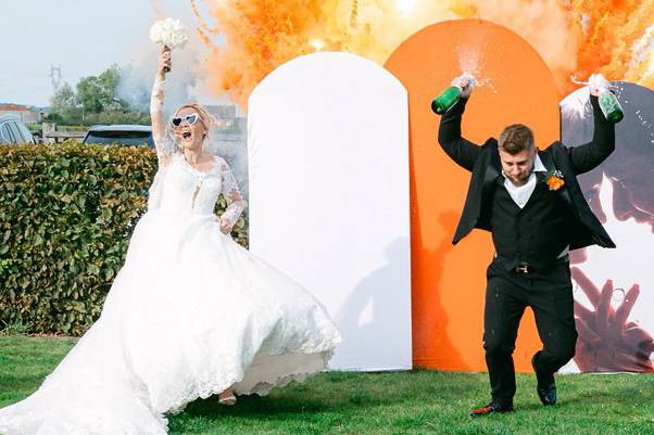 Feu d’artifice de jour