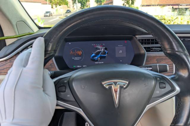 Location Tesla model X mariage