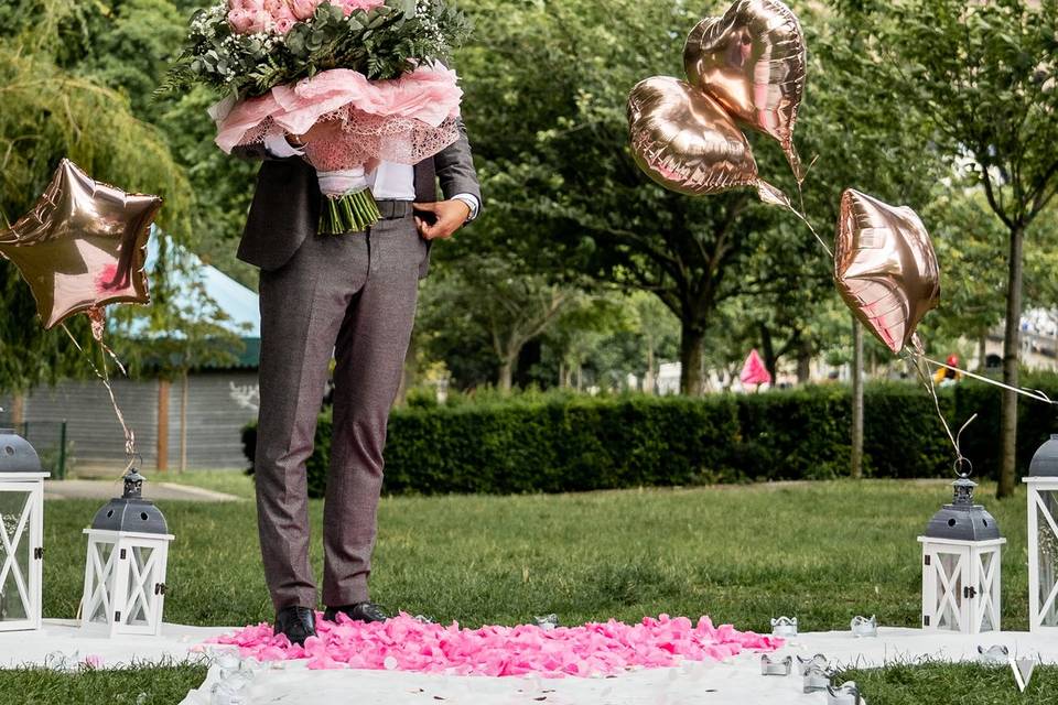 Demande en mariage - Trocadéro